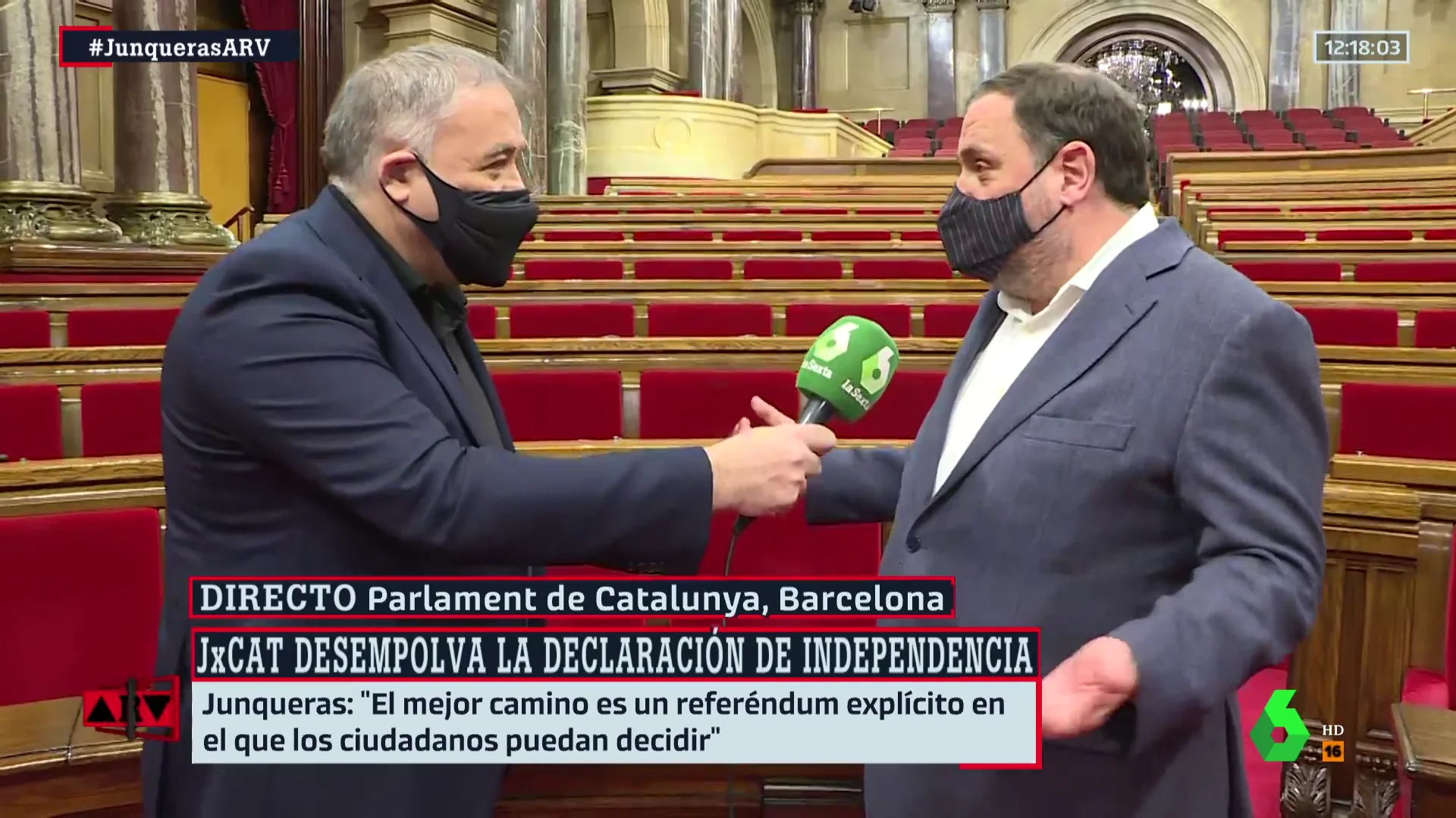 Ferreras entrevista a Oriol Junqueras