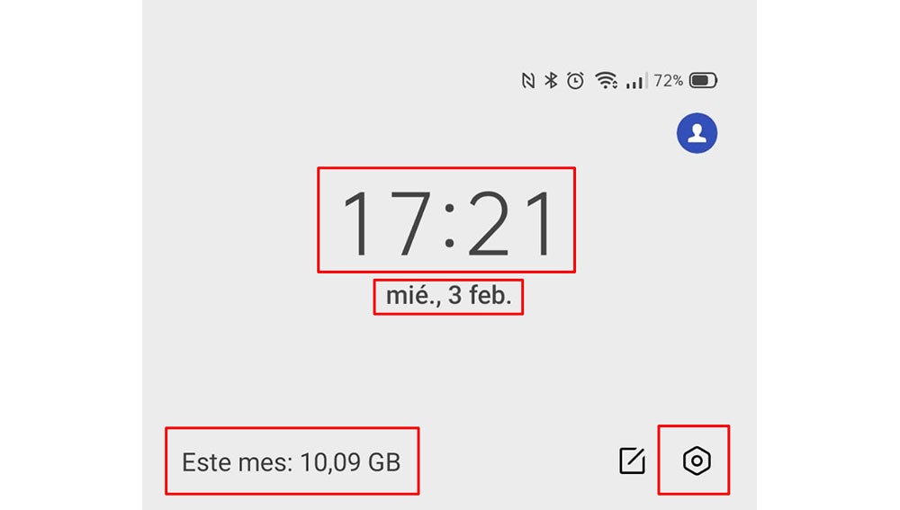 Diferentes accesos a los ajustes de Android