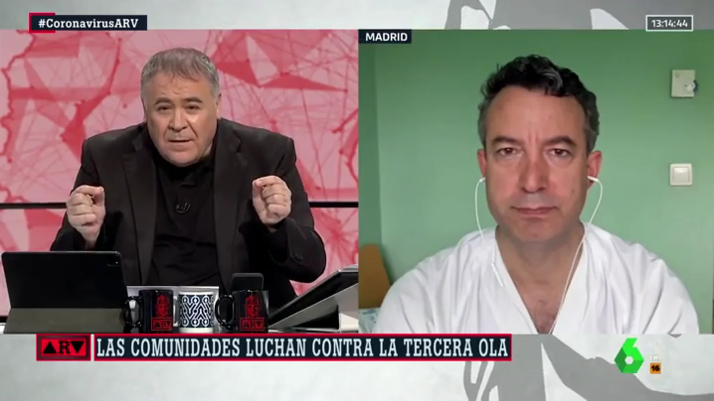 El doctor César Carballo, en Al Rojo Vivo El doctor César Carballo, en Al Rojo Vivo