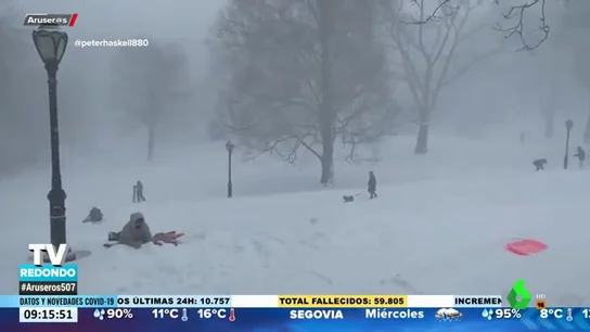 Las imágenes de la nevada histórica que ha caído en Nueva York Las imágenes de la nevada histórica que ha caído en Nueva York