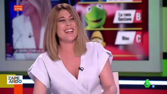 "Si no es me desnudo ahora mismo": la sensual apuesta de Valeria Ros en pleno directo que sorprende al plató "Si no es me desnudo ahora mismo": la sensual apuesta de Valeria Ros en pleno directo que sorprende al plató