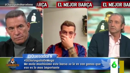 El cabreo de Pedrerol ante el comportamiento de Paco Buyo en El Chiringuito: "Me voy a ir a casa, yo no puedo con esto" El cabreo de Pedrerol ante el comportamiento de Paco Buyo en El Chiringuito: "Me voy a ir a casa, yo no puedo con esto"