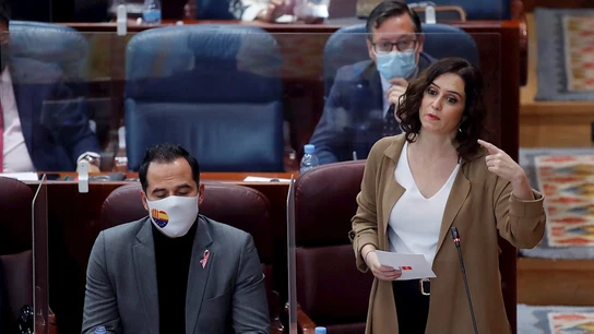 Isabel Díaz Ayuso en el pleno de la Asamblea de Madrid Isabel Díaz Ayuso en el pleno de la Asamblea de Madrid