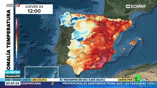 ¿Son habituales las temperaturas que estamos viviendo en España? Lo analizamos con este mapa ¿Son habituales las temperaturas que estamos viviendo en España? Lo analizamos con este mapa