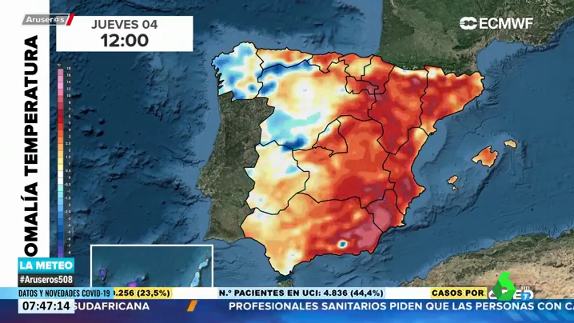 ¿Son habituales las temperaturas que estamos viviendo en España? Lo analizamos con este mapa