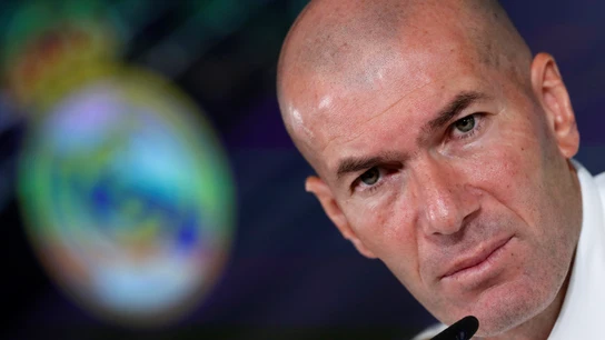 Zinedine Zidane, en rueda de prensa Zinedine Zidane, en rueda de prensa