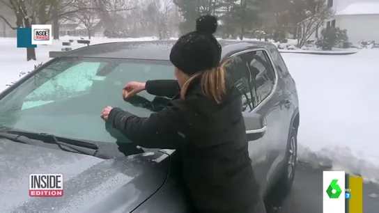 Nieve en el coche Nieve en el coche