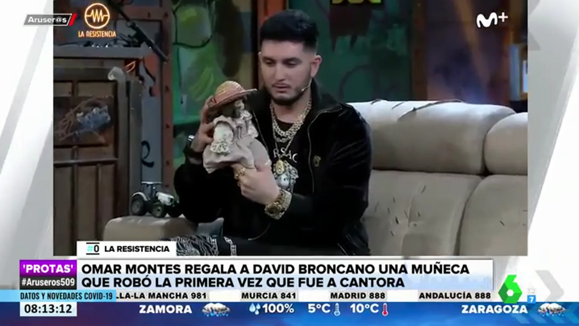 Omar Montes sorprende a Broncano con una muñeca que robó en Cantora, la casa de Isabel Pantoja