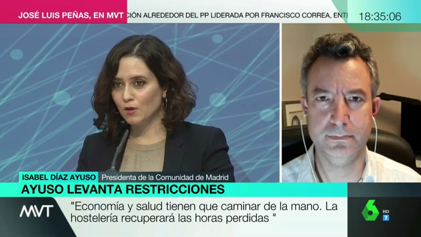 La crítica del doctor César Carballo a Ayuso: "Si el coronavirus viviese, le encantarían sus palabras" La crítica del doctor César Carballo a Ayuso: "Si el coronavirus viviese, le encantarían sus palabras"