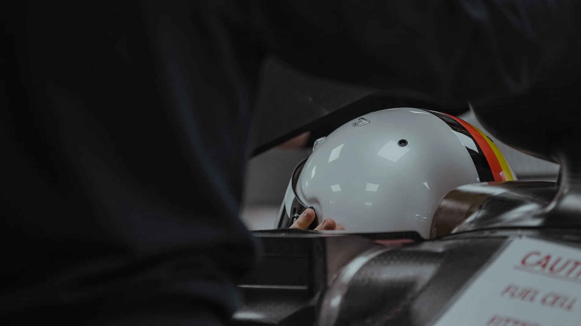 Imagen del casco de Vettel