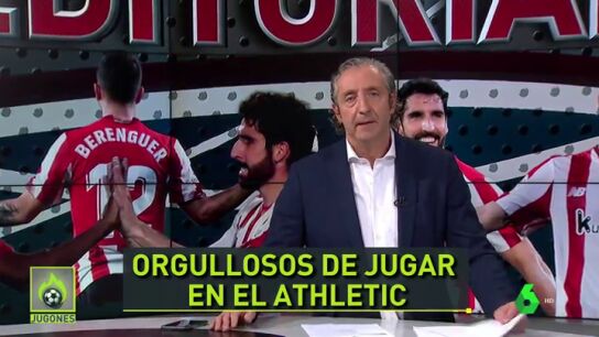 Pedrerol: "Castellano, euskera o en los dos idiomas... qu&eacute; m&aacute;s da. Los jugadores del Athletic sienten los colores"