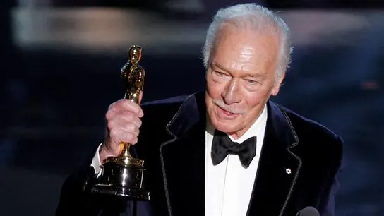 El actor Christopher Plummer, con un Oscar El actor Christopher Plummer, con un Oscar