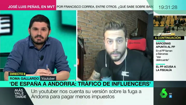 La reflexión de Carlos Pastor al youtuber Roma Gallardo: "Os falta retaros a escuchar al que no piensa como vosotros"