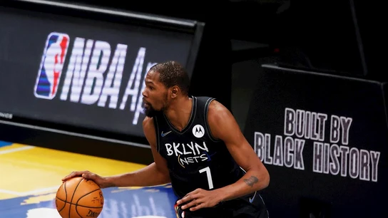 Kevin Durant, con los Nets Kevin Durant, con los Nets