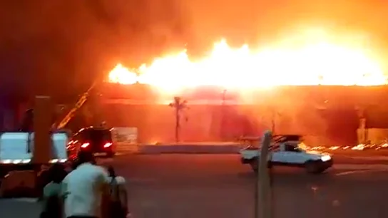 Grave incendio en el circuito de Argentina de MotoGP Grave incendio en el circuito de Argentina de MotoGP