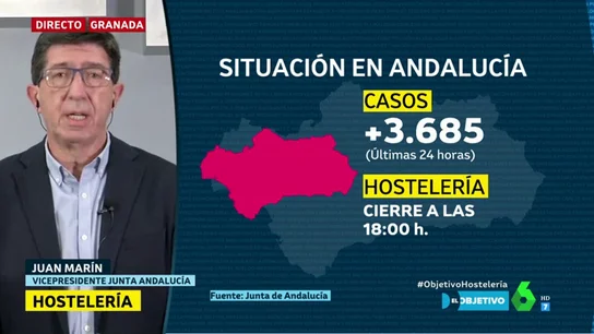 Juan Marín: "Por encima de todo lo que tenemos que perseguir es seguir salvando vidas" Juan Marín: "Por encima de todo lo que tenemos que perseguir es seguir salvando vidas"