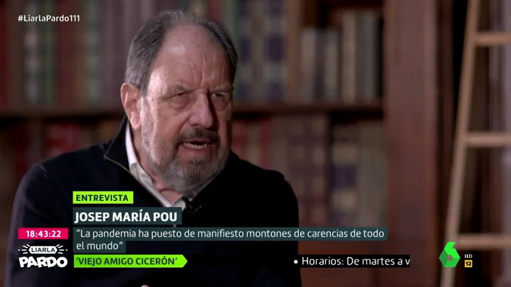 La dura crítica de Josep María Pou a los políticos: "Siento vergüenza ajena "