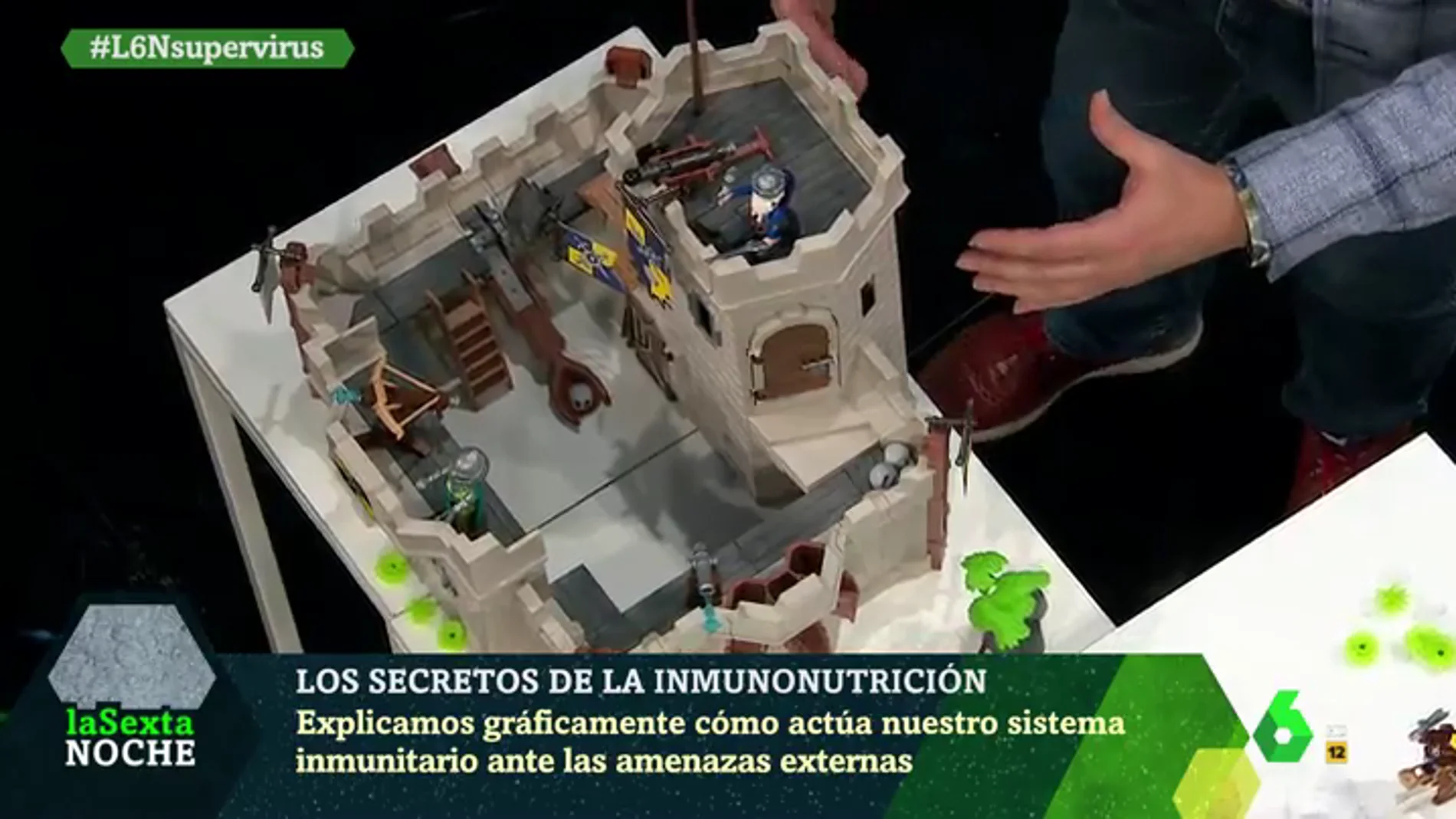 Imagen de un castillo de Playmobil