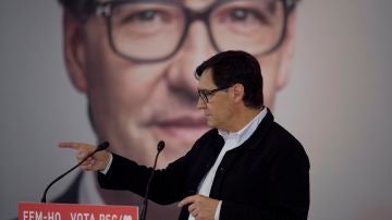 Salvador Illa, candidato del PSC en las elecciones catalanas