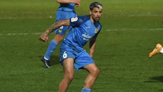 Ibán Salvador, con el Fuenlabrada Ibán Salvador, con el Fuenlabrada