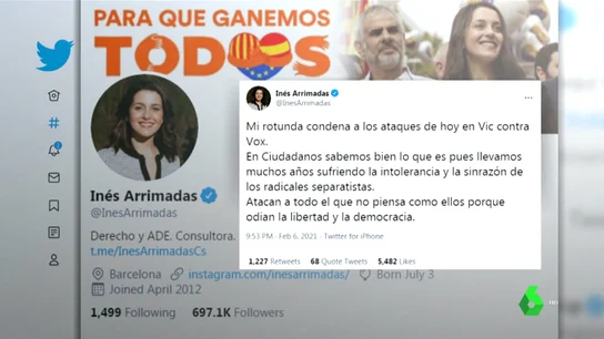 PP, Ciudadanos y PSC condenan el ataque a los candidatos de Vox en Vic que acabó con siete mossos heridos PP, Ciudadanos y PSC condenan el ataque a los candidatos de Vox en Vic que acabó con siete mossos heridos
