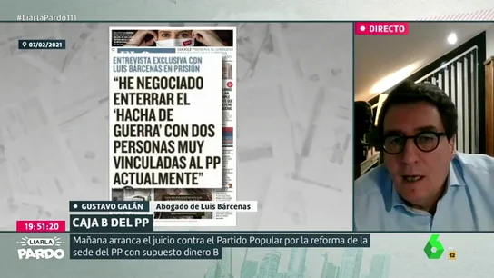 Gustavo Galán, abogado de Bárcenas Gustavo Galán, abogado de Bárcenas