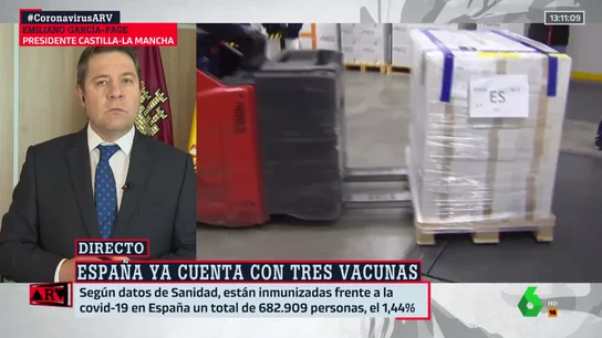 Emiliano García-Page en Al Rojo Vivo Page coronavirus Castilla-La Mancha