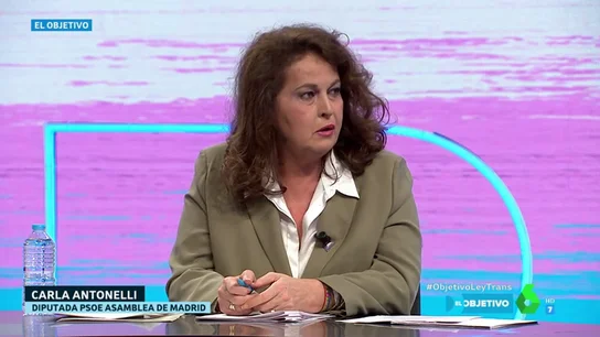 Carla Antonelli explica por qué "debe haber una ley trans" en España y por qué "tiene que ser como el borrador" de Igualdad Carla Antonelli explica por qué "debe haber una ley trans" en España y por qué "tiene que ser como el borrador" de Igualdad