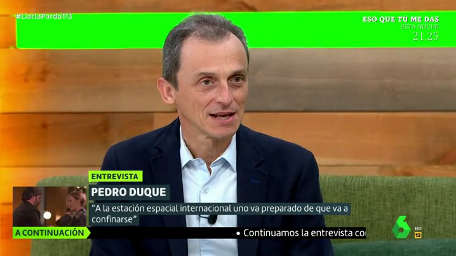 Pedro Duque confiesa qué es lo que más le ha sorprendido de la política desde que empezó a trabajar como político