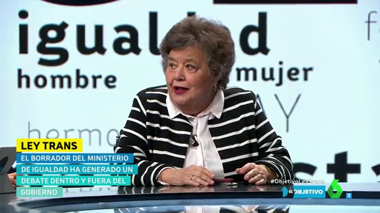 Cristina Almeida, sobre la Ley Trans: "Hay algunos términos, como el de binario, que la mitad de la sociedad no entenderán" Cristina Almeida, sobre la Ley Trans: "Hay algunos términos, como el de binario, que la mitad de la sociedad no entenderán"