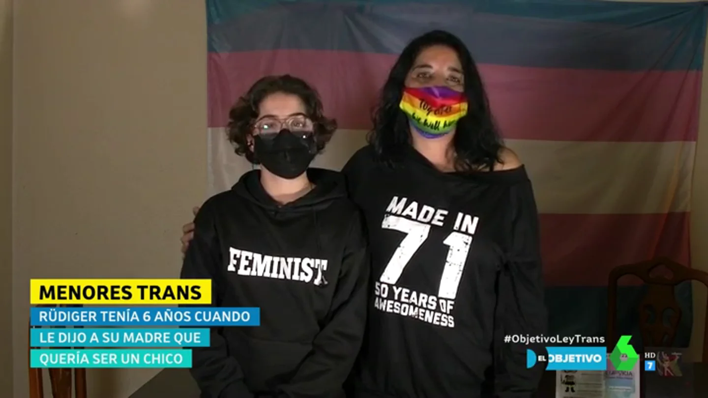 El mensaje de Rüdiger, un adolescente trans: "Les chiques trans estamos luchando y es muy necesario que aprueben la ley ya" El mensaje de Rüdiger, un adolescente trans: "Les chiques trans estamos luchando y es muy necesario que aprueben la ley ya"