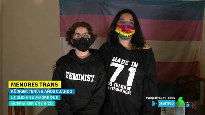 El mensaje de Rüdiger, un adolescente trans: "Les chiques trans estamos luchando y es muy necesario que aprueben la ley ya" El mensaje de Rüdiger, un adolescente trans: "Les chiques trans estamos luchando y es muy necesario que aprueben la ley ya"
