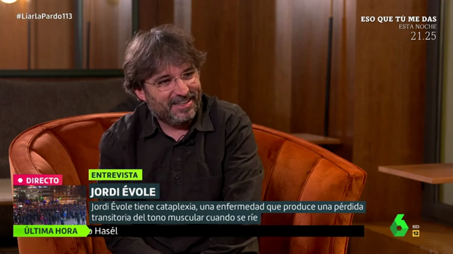 Jordi Évole desvela cuál fue la reacción de Wyoming durante su ataque de cataplexia Jordi Évole desvela cuál fue la reacción de Wyoming durante su ataque de cataplexia