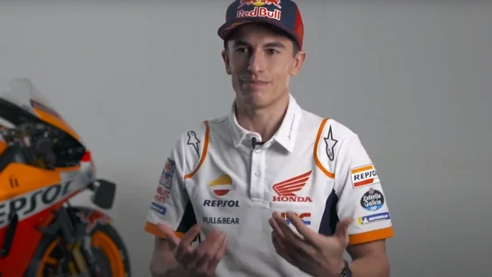 Marc Márquez, en la presentación de Honda Marc Márquez, en la presentación de Honda