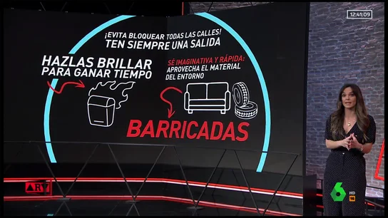 Las indicaciones de Arran, en Al Rojo Vivo manifestaciones cataluña Pablo Hasél