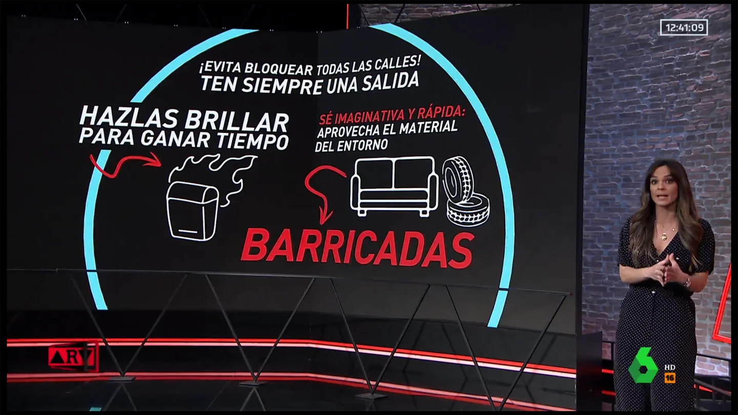 Las indicaciones de Arran, en Al Rojo Vivo manifestaciones cataluña Pablo Hasél