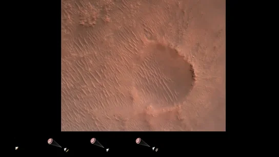 Este es el primer vídeo del espectacular descenso y aterrizaje del Perseverance en Marte Este es el primer vídeo del espectacular descenso y aterrizaje del Perseverance en Marte