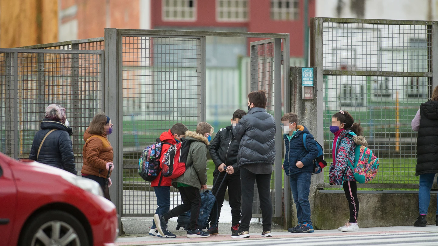 Un grupo de niños en un colegio de Luego, Galicia Colegios coronavirus