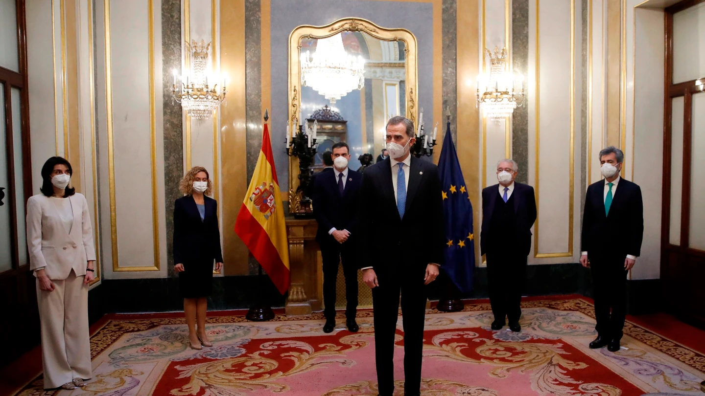 El rey Felipe VI en el acto por el 40º aniversario del 23F El rey Felipe VI en el acto por el 40º aniversario del 23F