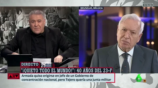 El eurodiputado José María Margallo, en 'ARV'. El eurodiputado José María Margallo, en 'ARV'.