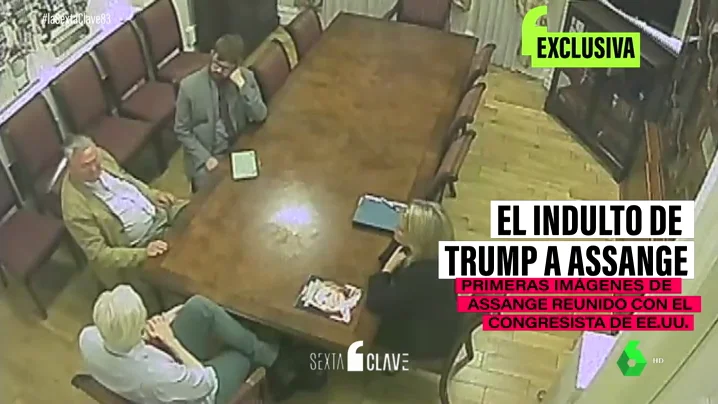 Imágenes exclusivas de Assange