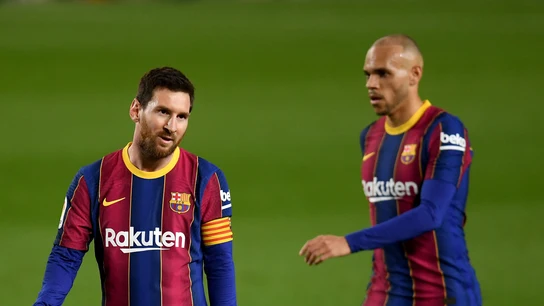 Messi y Braithwaite Messi y Braithwaite