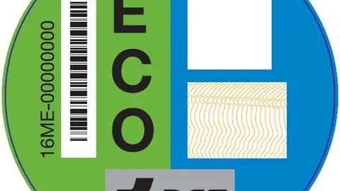 Etiqueta ECO de la DGT Etiqueta ECO de la DGT