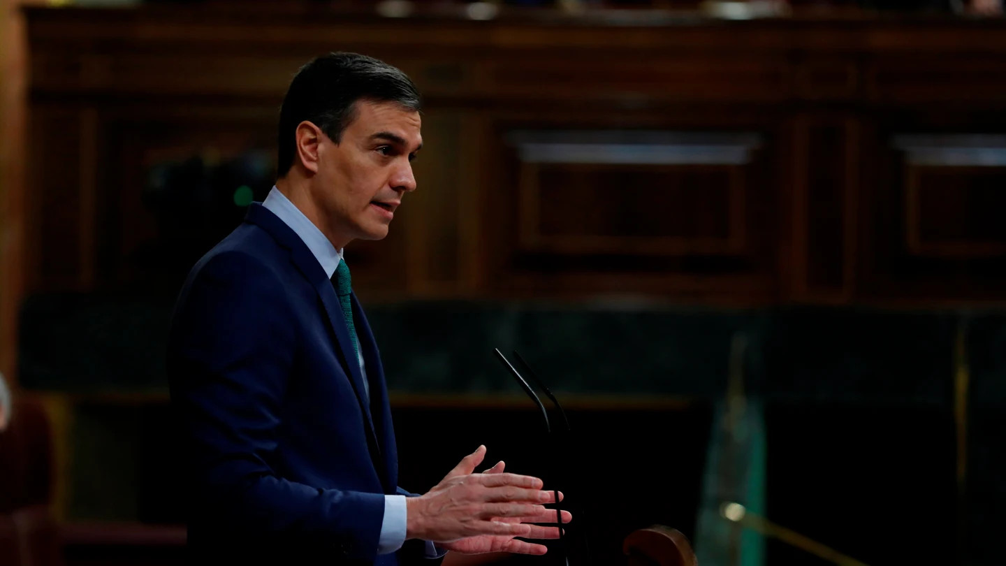 l presidente del Gobierno, Pedro Sánchez, interviene este miércoles durante la sesión de control en el Congreso de los Diputados l presidente del Gobierno, Pedro Sánchez, interviene este miércoles durante la sesión de control en el Congreso de los Diputados