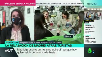 Andrea Levy presume de turismo cultural: "Madrid, en ningún caso, está siendo un reclamo para el turismo de borrachera"