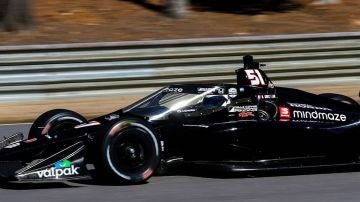 Romain Grosjean en los test de Alabama de la Indycar