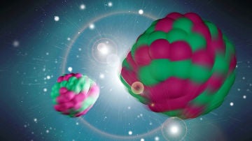 Nuevo descubrimiento sobre la rotacion de los fragmentos de la fision nuclear