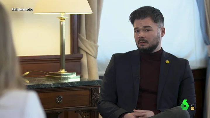 La respuesta de Rufián sobre si habrá un referéndum de independencia en esta legislatura