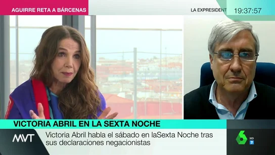 La reacción del doctor Badiola al escuchar las palabras de Victoria Abril sobre las vacunas en laSexta Noche: "¡Pero, hombre... por favor! No sabe lo que está diciendo" La reacción del doctor Badiola al escuchar las palabras de Victoria Abril sobre las vacunas en laSexta Noche: "¡Pero, hombre... por favor! No sabe lo que está diciendo"