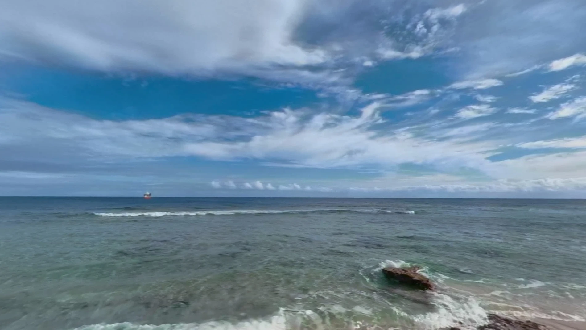 La zona en la que navegaba el hombre, entre Nueva Zelanda y las islas Pitcairn